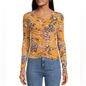 Long sleeve floral shirt. NWT